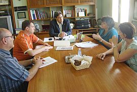 Reitor recebe direção da Aduff: foram abordadas questões relativas à aposentadoria, alocação dos professores novos, colégios agrícolas, o colégio de aplicação da UFF, dentre outras